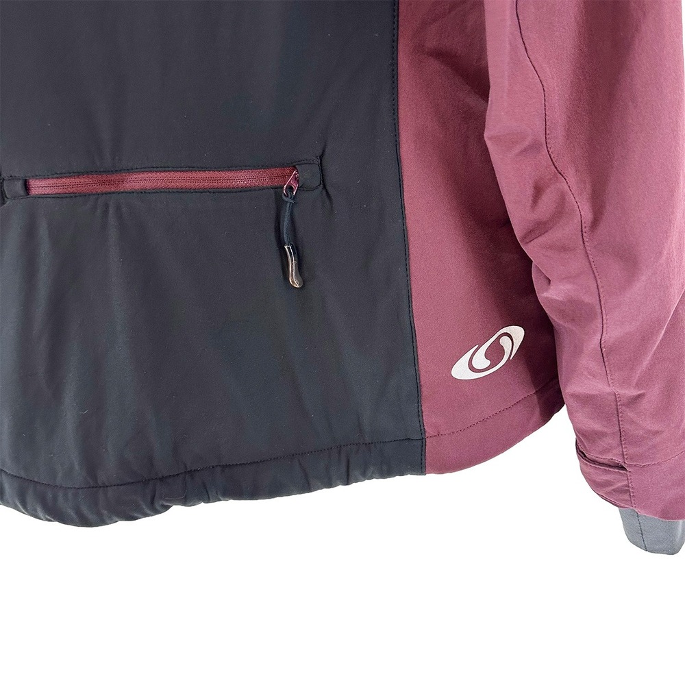 SALOMON Women's Full Zip Soft Shell‎ Nylon Jacket • Large • Burgundy, maroon - Picture 5 of 10